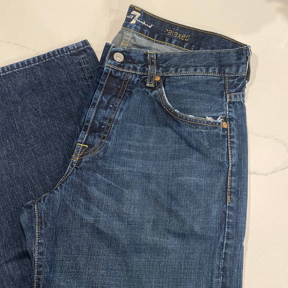 7 For All Mankind Men’s Relaxed Jeans 31x34
